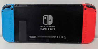 Nintendo Switch Console - Neon Red/Blue & 2 Unboxed Games