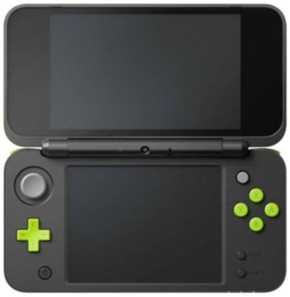 NEW 2DS XL Console, w/AC Adapter, Black & Lime Green