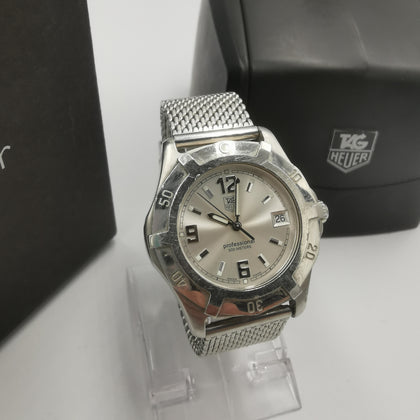 Tag Heuer Aquaracer WAJ2110 Helium Valved 500M Divers Watch, Manual, Card & Original Receipt