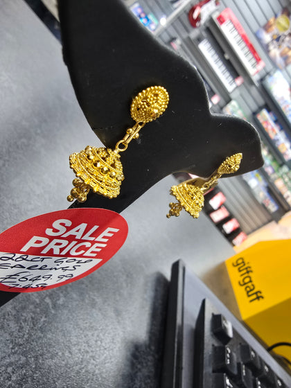 22ct Gold Earrings 7.45g