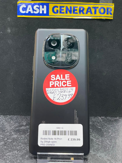 Redmi Note 14 Pro+ 5G  256GB- Midnight Black
