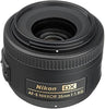 Nikon DX Nikkor 35mm AF-S 1:1.8G Lens