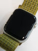 Apple Watch Series 8 (GPS) , Silver Aluminium, 41mm, Green Fabric Strap