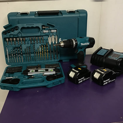 Makita Dhp453ste 18v Combi Drill Set