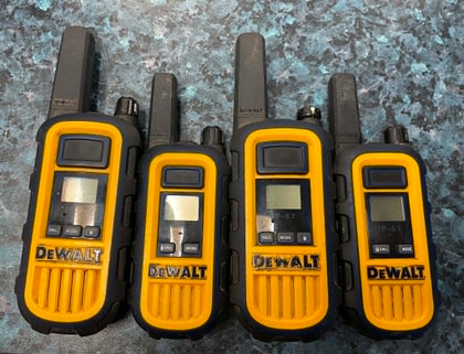 DeWalt walkie-talkies