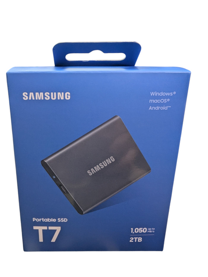 BRAND NEW Samsung Portable SSD T7 2 TB Grey