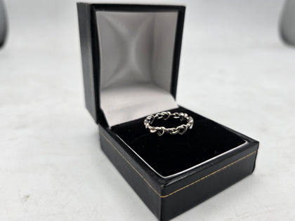 pandora knotted hearts ring size J