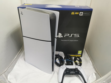 Playstation 5 Slim Digital Edition Console, 825GB, White, Boxed