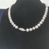 White Freshwater Pearl 17" Necklace 14k White Gold Clasp 29.6Grams Total - AAAA Quality - Boxed Included with Certificate