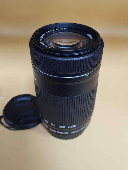 Canon EF-S 55-250mm f/4-5.6 IS Black Lens - Unboxed