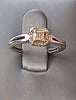 Silver Diamond Ring 0.08ct Size K