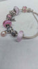 DX Pandora ALE 925 Sterling Silver Charm Bracelet With 10 Charms & Safety - 8" Long - Boxed
