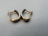 14CT YELLOW & WHITE GOLD EARRINGS 2.4GRAMS