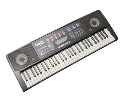 Rockjam RJ761 61-key Electronic Keyboard w/stand, pedal and headphones COLLECTION ONLY