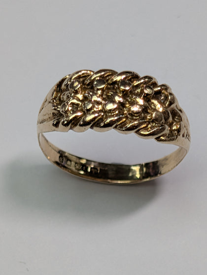 9ct Gold Keeper Ring