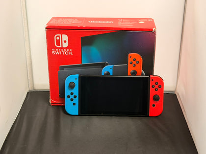 nintendo switch console boxed no charger