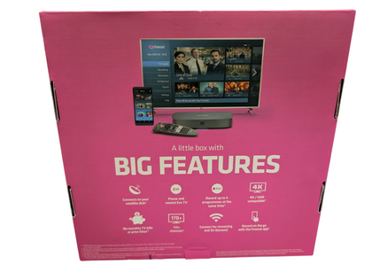 BRAND NEW FREESAT 4K TV BOX RECORDABLE