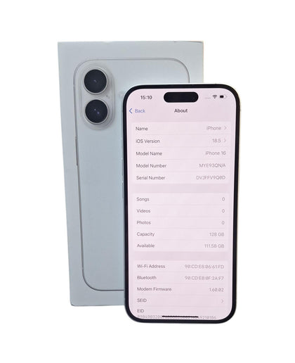 iPhone 16 - 128GB - Unlocked