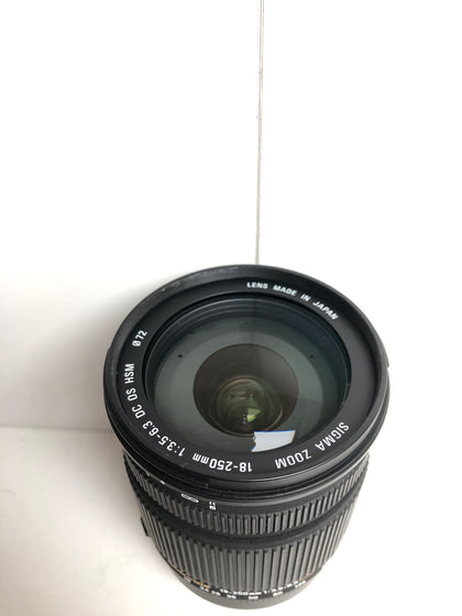 Sigma 18-250mm f/3.5-6.3 DC Macro HSM Lens Canon