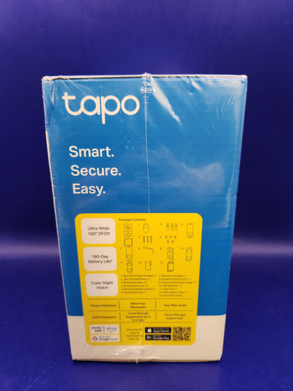 Tapo D210 2K 3MP Video Doorbell with Chime