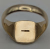 375 Hallmarked 9CT, Yellow Gold, Signet Ring with Subtle Design, Size: R, 5.5g, Boxed