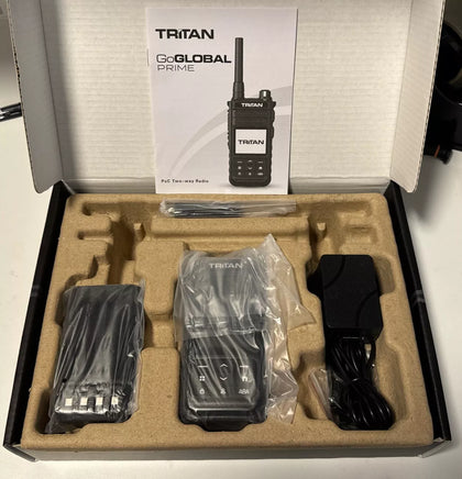 Tritan GoGlobal Prime 4G LTE Local - National - International Two Way Radio, Boxed - Chesterfield