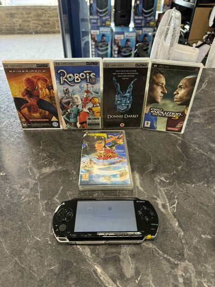 Sony PSP Playstation Portable Value Pack 1003 Handheld Console Black Boxed with games