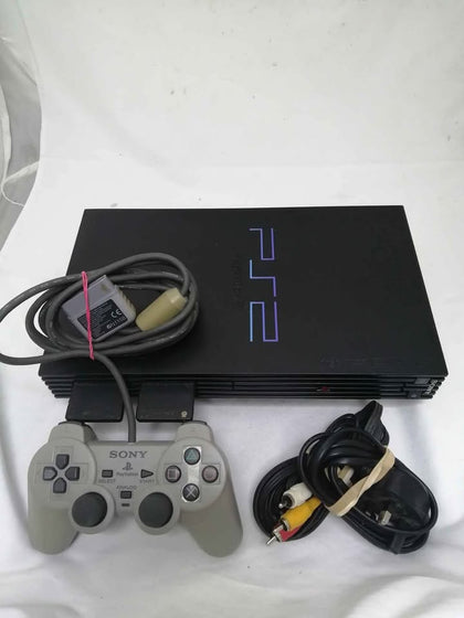 PlayStation 2 Console, Black, Discounted With Pad & 2 Memory Cards