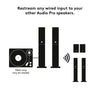Audio Pro A48 Wireless Multi-Room Speakers - White & The SW-10 subwoofer