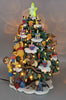 Danbury Mint The Winnie The Pooh Christmas Tree Collectible Light Up