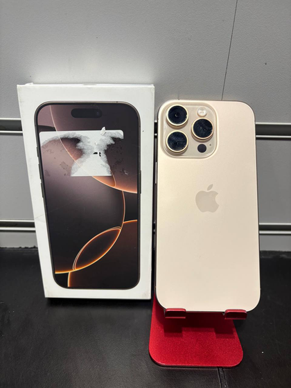 ** Like New ** Apple iPhone 16 Pro 128GB Desert Titanium, Unlocked