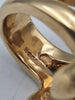 **20% OFF** 9ct Yellow Gold Solid XXL Knot Ring - Size W - 75.29 Grams
