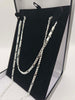 Silver New Figaro Chain. Hallmarked 925- 12.5 Grams - with box