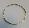 9CT - Yellow Gold Bangle - 4.99g - 2.5" - Hallmarked