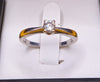 9ct White Gold 0.25 Diamond Ring 2.6g Size-M