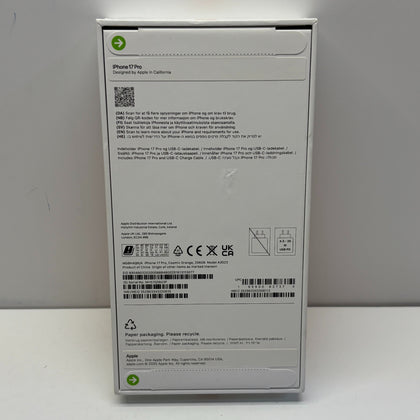 Apple iPhone 17 Pro Unlocked Model A3523 256GB in Cosmic Orange Sealed