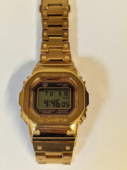 G-Shock Men's GMWB5000GD-9, Gold/Black.