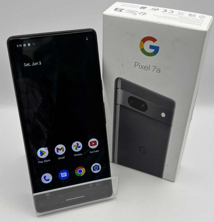 Google Pixel 7A 128GB Charcoal, Unlocked and boxed