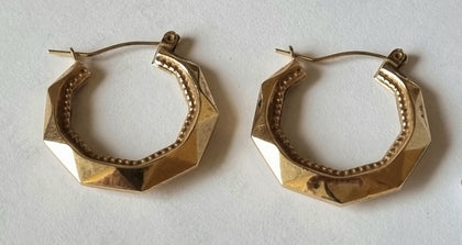 9ct Gold Hoop Earrings