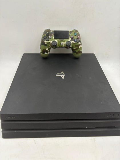PlayStation 4 Pro Console, 1TB Black, Cammo Control Pad