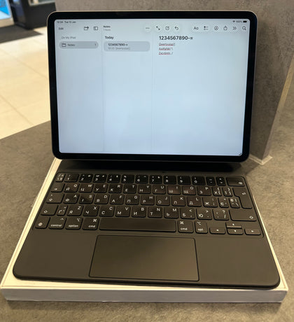 Apple iPad Magic Keyboard - Black - A2261 - MXQT2LL/A - Ukrainian