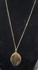 9CT Yellow Gold Oval Pattern Locket With chain - 16.12G - Hallmarked
