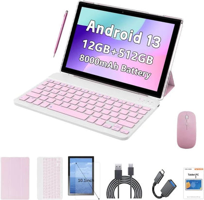 Crelander 10.1 Inch Android 13 Tablet