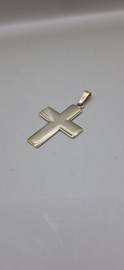9ct Yellow Gold Big Cross Pedant - 6.44 Grams