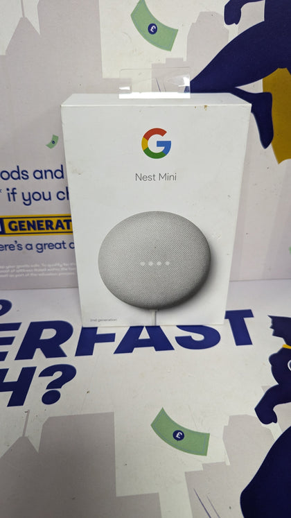 Google Nest Mini - 2nd Generation - with Google Assistant - Chalk | GA00638.