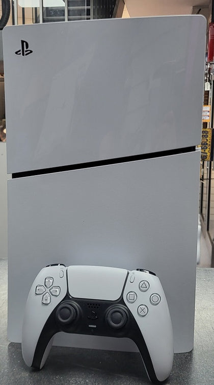 Playstation 5 Slim Digital Console, 1TB, White, With One Controller. Unboxed. No Stand