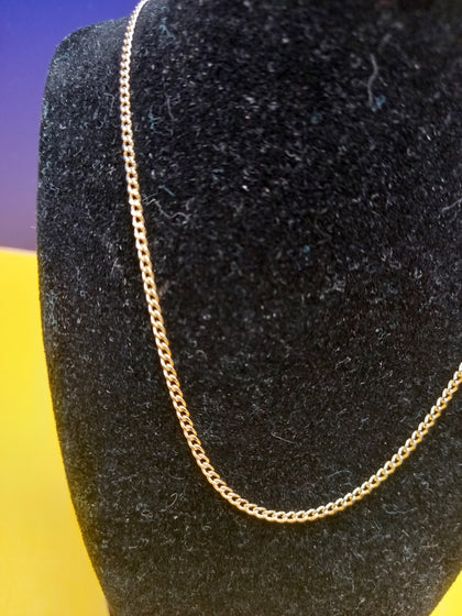 Stunning Thin 9ct Gold Chain 1.82g 22