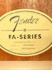 Fender FA-25 series Acoustic Dreadnought guitar, 20 FRET