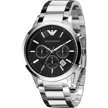 EMPORIO ARMANI MENS CHRONOGRAPH WATCH STEEL AR2434.