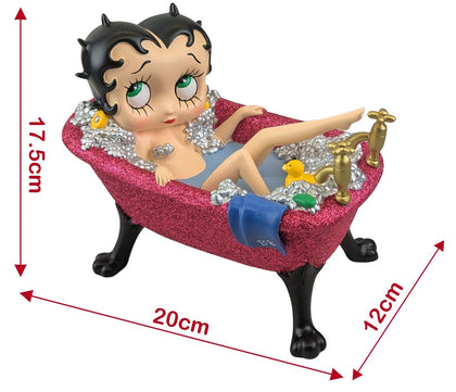 Betty Boop Bath Tub - Fuchsia Pink Glitter 20cm